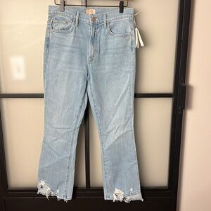 MOTHER The Insider Crop Step Chew in Mentally Elsewhere size 28